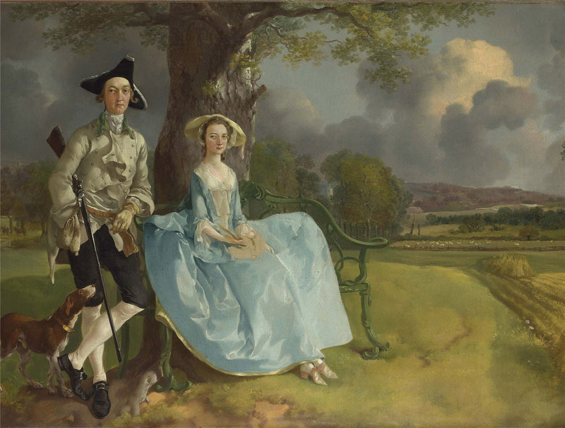 National Gallery 1000 Piece Jigsaw Puzzle - Mr And Mrs Andrews - Made In The UK - Incredibly Detailed - Hi-def Image - 100% Recycled Puzzle Board Mr & Mrs Andrew