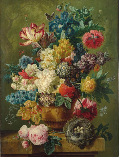 National Gallery 1000 Piece Jigsaw Puzzle - Flowers in a Vase - Made In The UK - Incredibly Detailed - Hi-def Image - 100% Recycled Puzzle Board