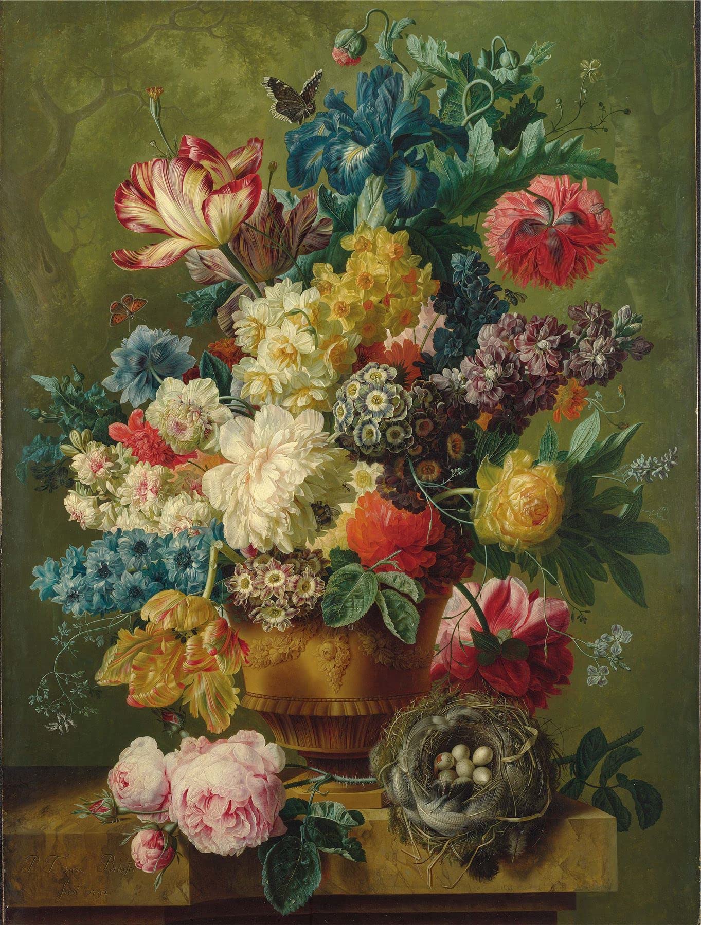 National Gallery 1000 Piece Jigsaw Puzzle - Flowers in a Vase - Made In The UK - Incredibly Detailed - Hi-def Image - 100% Recycled Puzzle Board