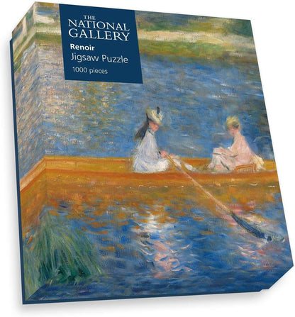 National Gallery 1000 Piece Jigsaw Puzzle - The Skiff (La Yole) By Pierre-Auguste Renoir - Made In The UK - Incredibly Detailed - Hi-Def Image - 100% Recycled Puzzle Board