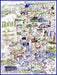 1000 Piece Puzzle For Adults - Comical Map Of Hampshire By Tim Bulmer - Large Puzzle 66cm X 50cm In Size. Challenging To Complete But Fun And Humorous