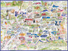 All Jigsaw Puzzles- Harry Potter Mapa cómico de Gloucestershire - Rompecabezas de 1000 Piezas de Tim Bulmer (AJP10729