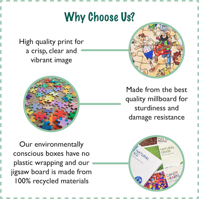 All Jigsaw Puzzles- Harry Potter Mapa cómico de Gloucestershire - Rompecabezas de 1000 Piezas de Tim Bulmer (AJP10729