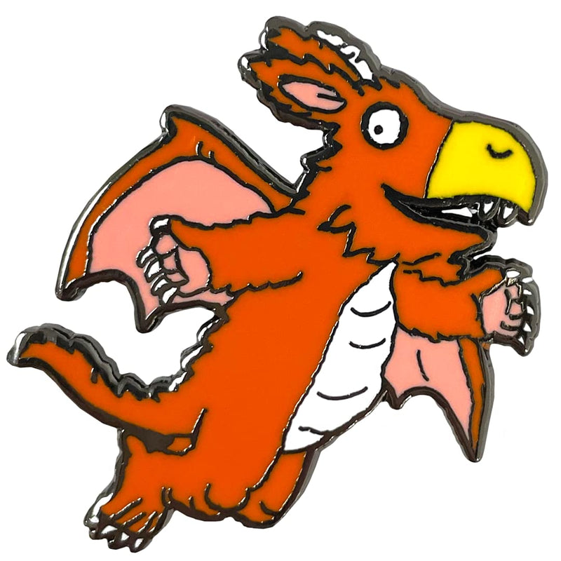 PAWPRINT FAMILY, Zog Enamel Pin Badge Lapel Pin Brooch Pin | Official Gifts from the Julia Donaldson and Axel Scheffler Books and Films Zog Flying Right