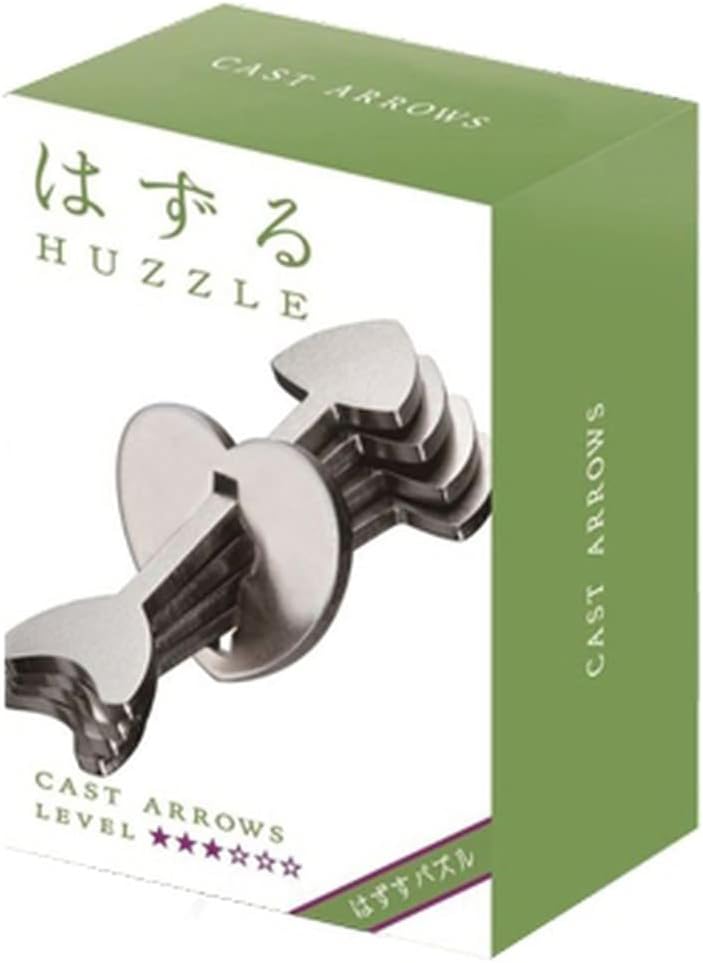 Hanayama-515041 Corazón Flechas astutas  es, Color metálico, único (Young Motto-adsd2