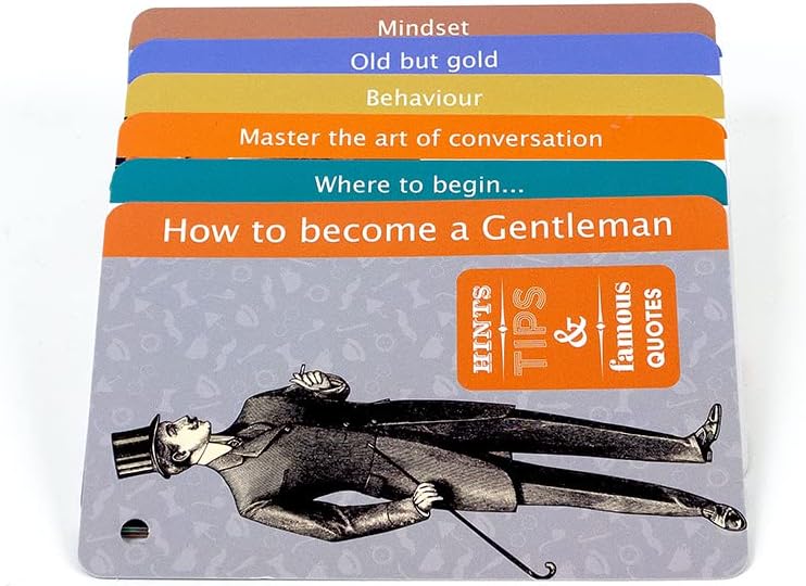Recent Giftware How to become a Gentleman