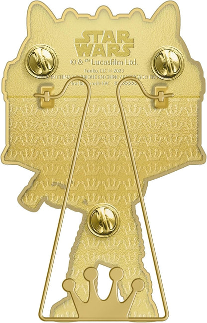 Loungefly POP! Large Enamel Pin STAR WARS: THE ARMORER - Logo - Star Wars Enamel Pins - Cute Collectable Novelty Brooch - for Backpacks & Bags - Gift Idea - Official Merchandise - Movies Fans