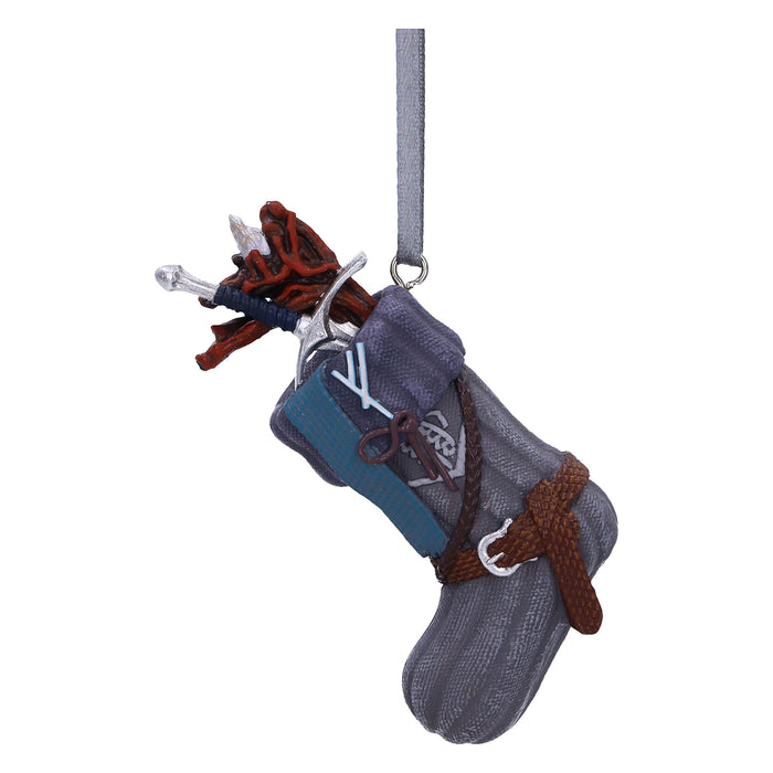 Nemesis Now Lord of the Rings Gandalf Stocking Hanging Ornament 7.8cm, Resin, Officially Licensed Lord of the Rings Hanging Ornament, Cast in the Finest Resin, Hand-Painted