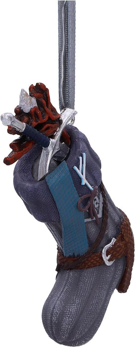 Nemesis Now Lord of the Rings Gandalf Stocking Hanging Ornament 7.8cm, Resin, Officially Licensed Lord of the Rings Hanging Ornament, Cast in the Finest Resin, Hand-Painted