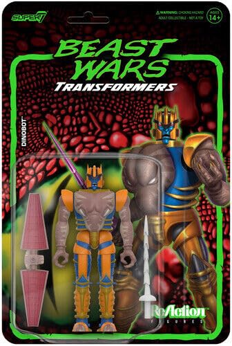 SUPER7 Transformers Beast Wars Reaction 10cm Dinobot