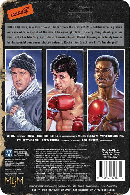 SUPER7 Rocky Reaction Wave 2 - Rocky I Apollo Creed Boxing
