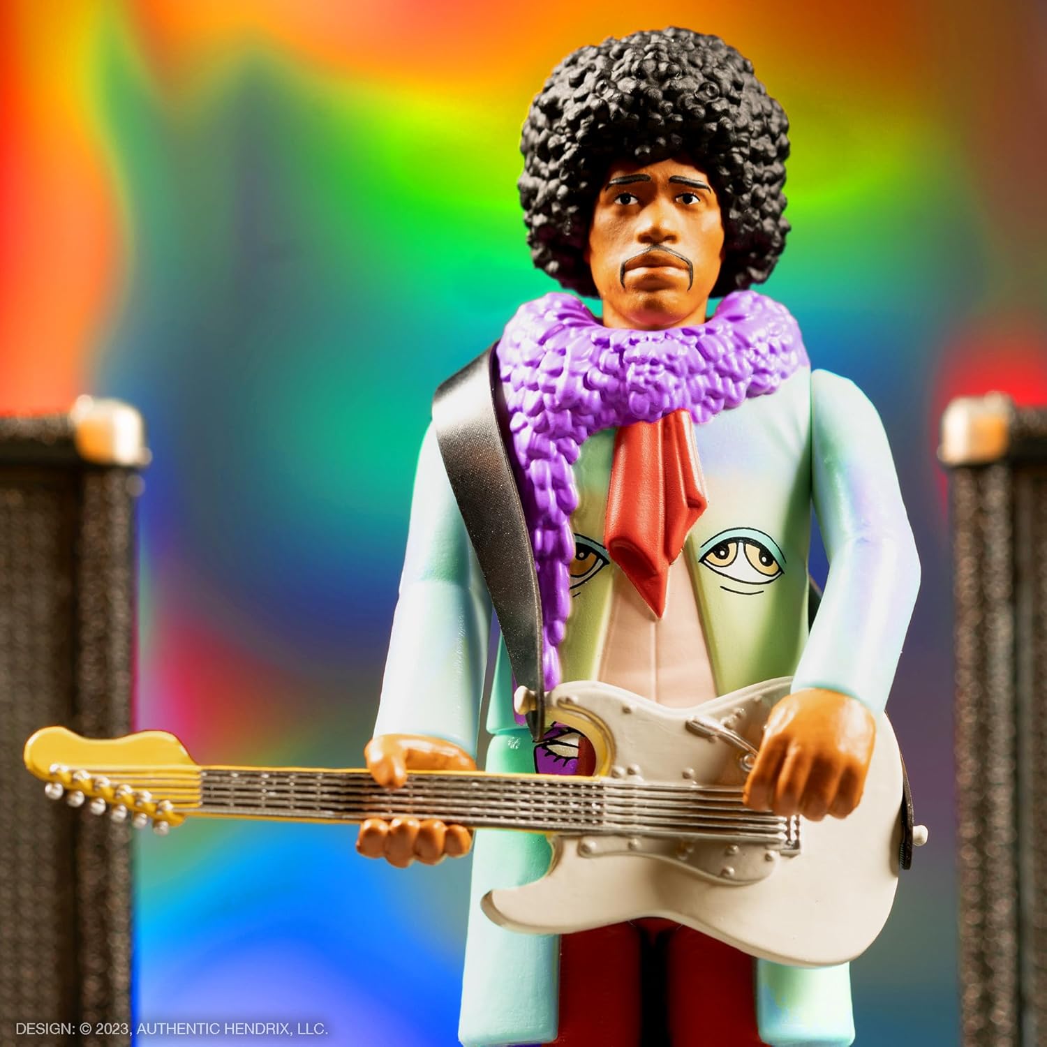 SUPER7 Jimi Hendrix ReAction figurine Jimi Hendrix 10 cm