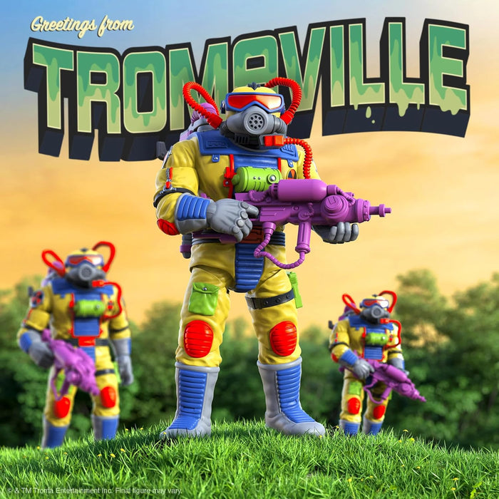 Super7 Toxic Crusaders Ultimates Radiation Ranger Figur, 18 cm