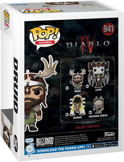 Funko POP! Games: Diablo 4- Druid - Collectable Vinyl Figure - Gift Idea - Official Merchandise - Toys for Kids & Adults - Video Games Fans - Model Figure for Collectors and Display