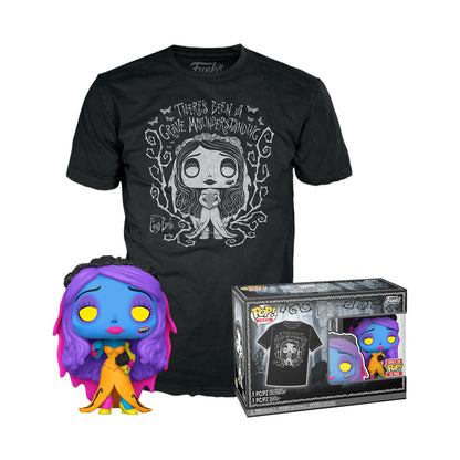 Funko POP! & Tee: Corpse Bride - Emily - Schwarzlicht - XL - The Corpse Bride - T-Shirt - Kleidung Mit Vinyl-Sammelfigur - Geschenkidee - Spielzeug Und Kurzärmeliges Top Für Erwachsene Männer