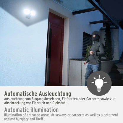 brennenstuhl WF 3050 P Smart Home AuBenleuchte gra