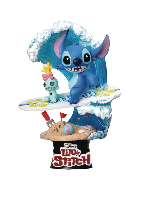 Beast Kingdom Co., Ltd - Lilo & Stitch Ds-030 Stitch Surf D-Stage Series 6In Statue