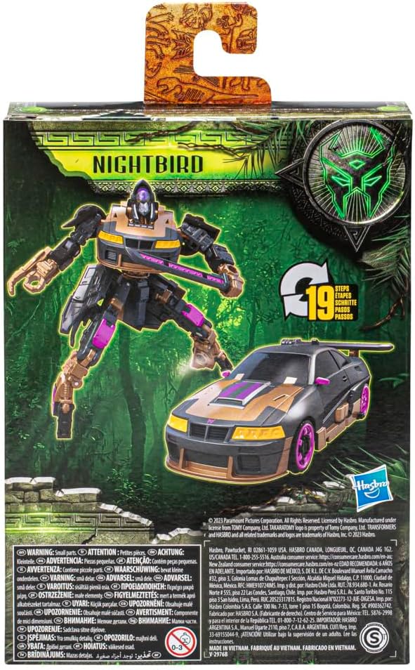 Hasbro - Hasbro Transformers: Rise Of The Beast Core Boy Deluxe Class Nightbird (f5492)