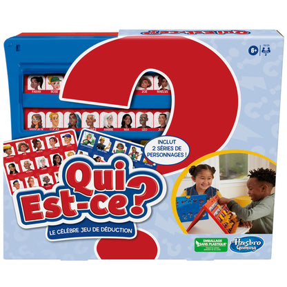 Wie is het? Origineel raadspel, bordspel voor kinderen vanaf 6 jaar, voor 2 spelers (Franse versie