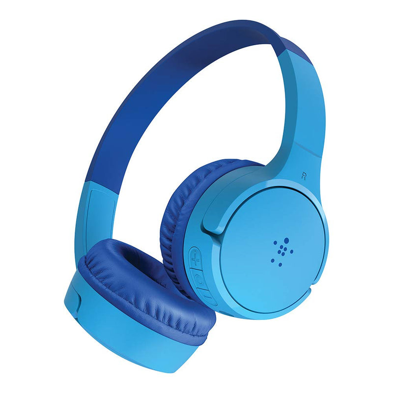 Belkin SoundForm Mini Kids Wireless Headphones with Built in Microphone, On Ear Headsets Girls and Boys For Online Learning, School, Travel Compatible with iPhones, iPads, Galaxy and more