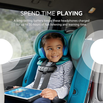 Belkin SoundForm Mini Kids Wireless Headphones with Built in Microphone, On Ear Headsets Girls and Boys For Online Learning, School, Travel Compatible with iPhones, iPads, Galaxy and more