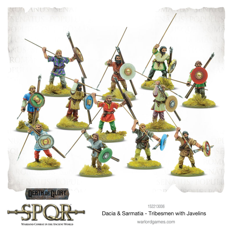 SPQR: Dacia & Sarmatia - Dacian Tribesmen with javelins