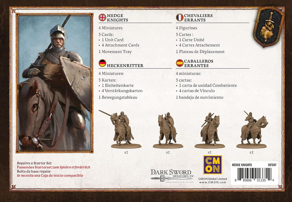 CMON | A Song of Ice & Fire - Hedge Knight | Expansion | Tabletop | 2 Players | From 14+ Years | 45+ Minutes | German | Multilingual