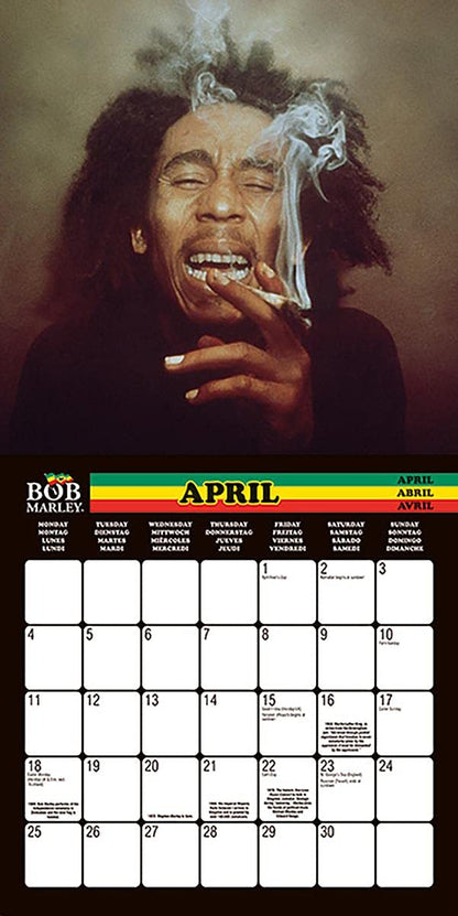 Bob Marley - Offizieller Kalender 2022 - 16-Monatskalender: Original Pyramid Kalender