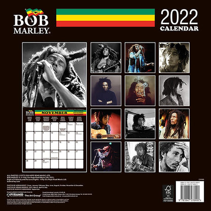 Bob Marley - Offizieller Kalender 2022 - 16-Monatskalender: Original Pyramid Kalender