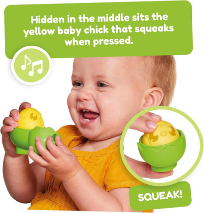 Toomies E73564 New Hide & Squeak Nesting Eggs, Large