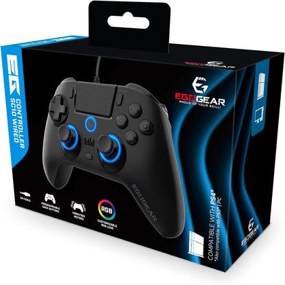 Egogear Sc10 Rgb Controller Black Ps4, Pc, Ps3