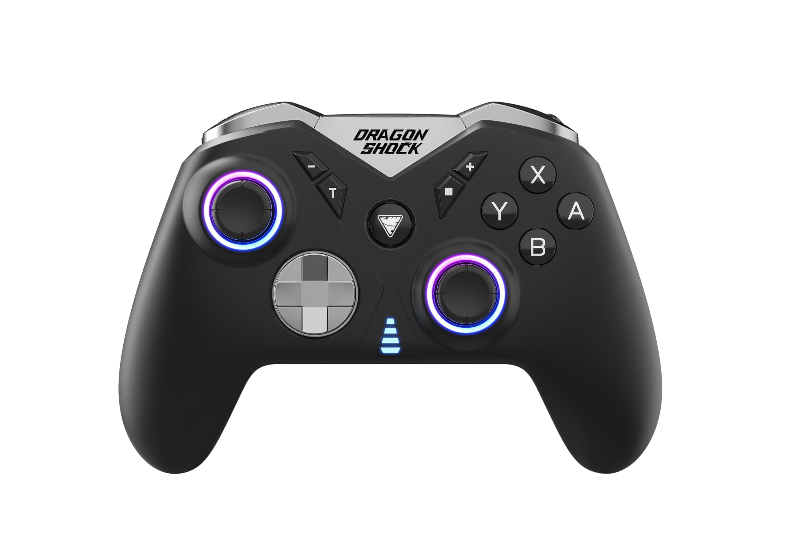 DragonShock - NEBULA PRO - Wireless Controller kompaltibel mit Nintendo Switch/Switch OLED und PC/Mobilgerät | Schwarz