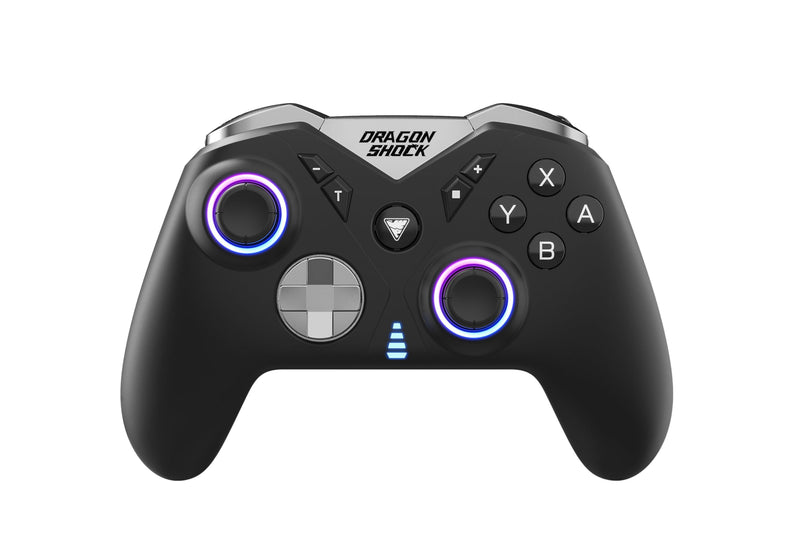 DragonShock - NEBULA PRO - Wireless Controller kompaltibel mit Nintendo Switch/Switch OLED und PC/Mobilgerät | Schwarz