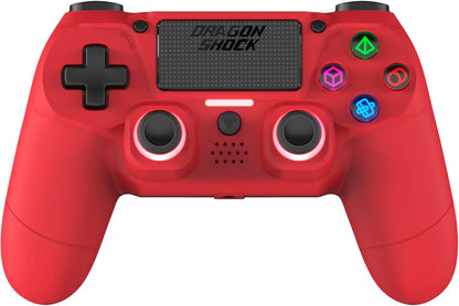 DragonShock - MIZAR BT - Wireless Controller Red - Suitable for PS4, PC and Mobile