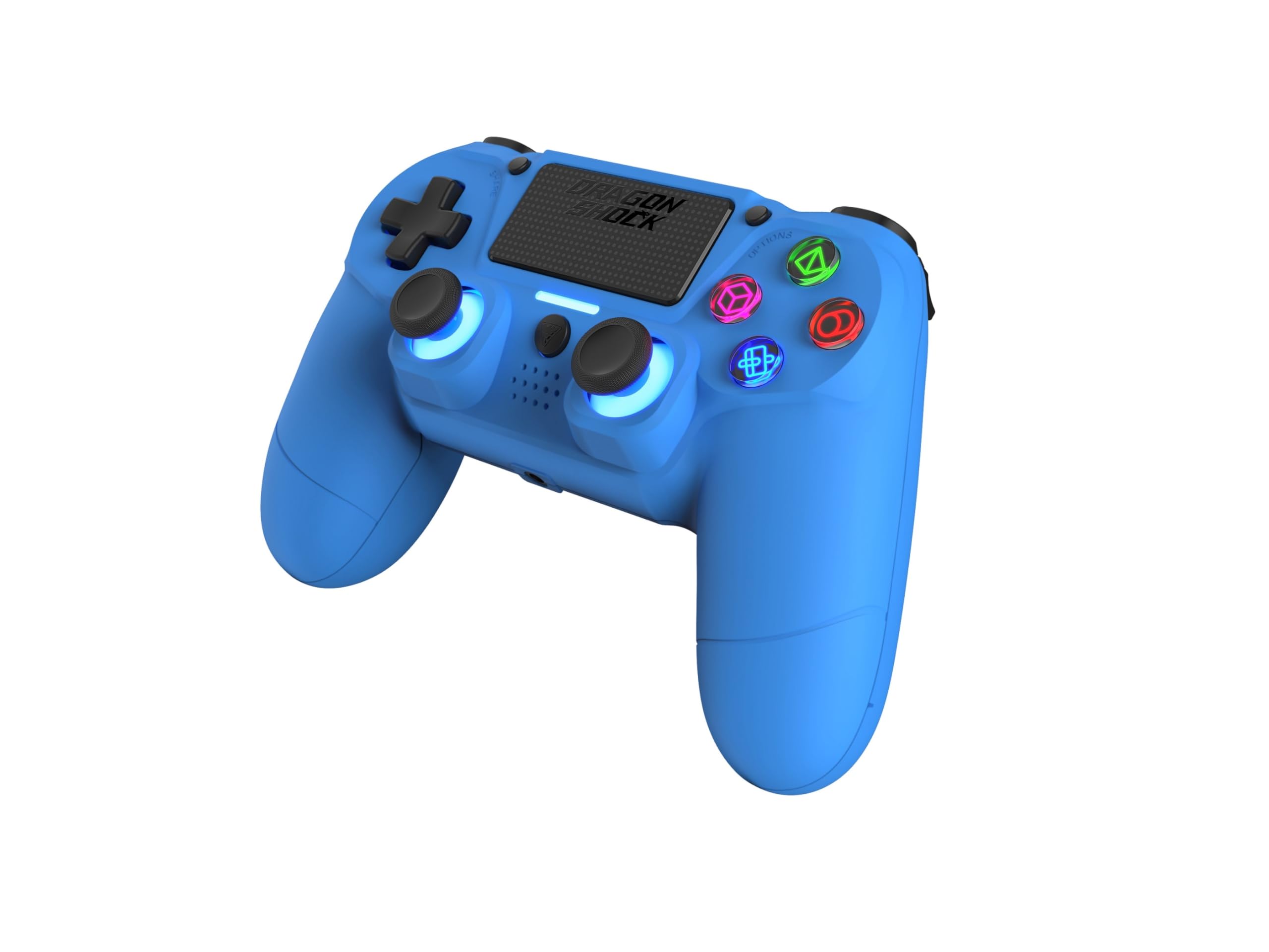 DragonShock - MIZAR BT Blue Wireless Controller for PS4, PC and Mobile Devices