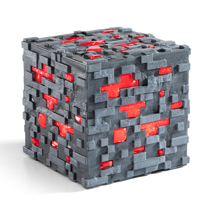 Noble Collection Minecraft réplique Illuminating Redstone Ore Cube 10 cm
