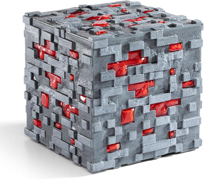 Noble Collection Minecraft réplique Illuminating Redstone Ore Cube 10 cm