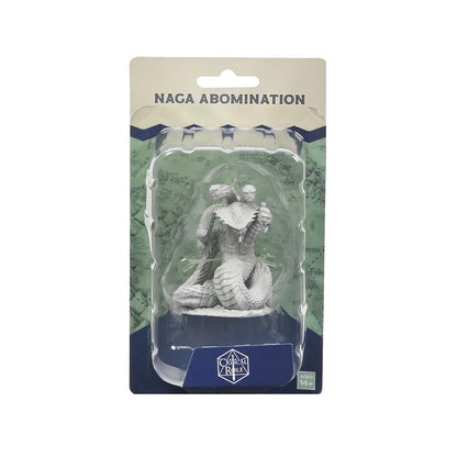 WizKids Papel crítico Miniaturas sin pintar: figura sin pintar de Abominación de Naga