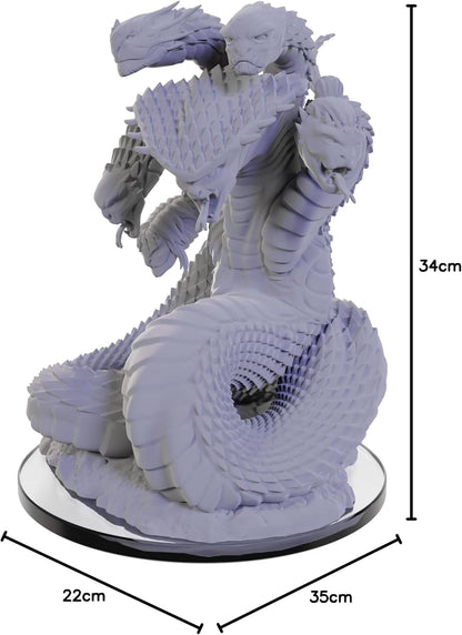 WizKids Papel crítico Miniaturas sin pintar: figura sin pintar de Abominación de Naga
