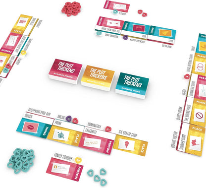 Bright Eye Games | The Plot Thickens: Romance Edition | Card Game | Ages 17+ | 3-4 Players | 20-60 Minutes Playing Time