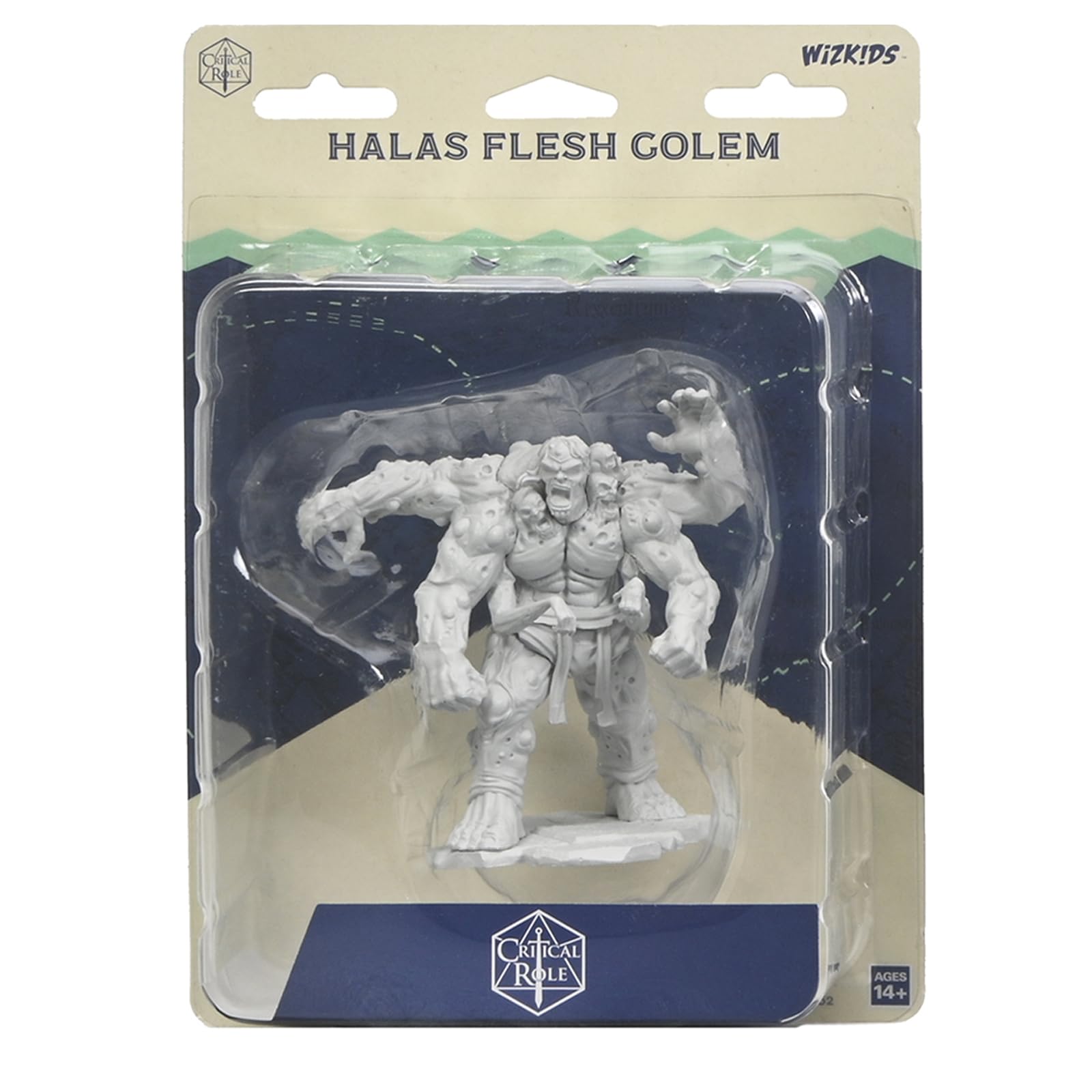 Critical Role miniature à peindre Halas Flesh Golem