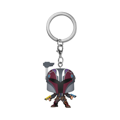 Funko Pop! Keychain: Ahsoka - Sabine WREN - Star Wars Ahsoka - Minifigura de Vinilo Coleccionable Llavero Original - Relleno de Calcetines - Idea de Regalo- Mercancia Oficial - TV Fans - Minifigura