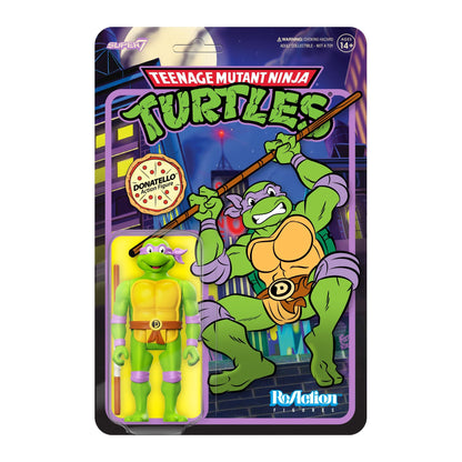 Super7 Teenage Mutant Ninja Turtles Donatello - 3.75" TMNT Action Figure with Accessories Classic Cartoon Collectibles and Retro Toys