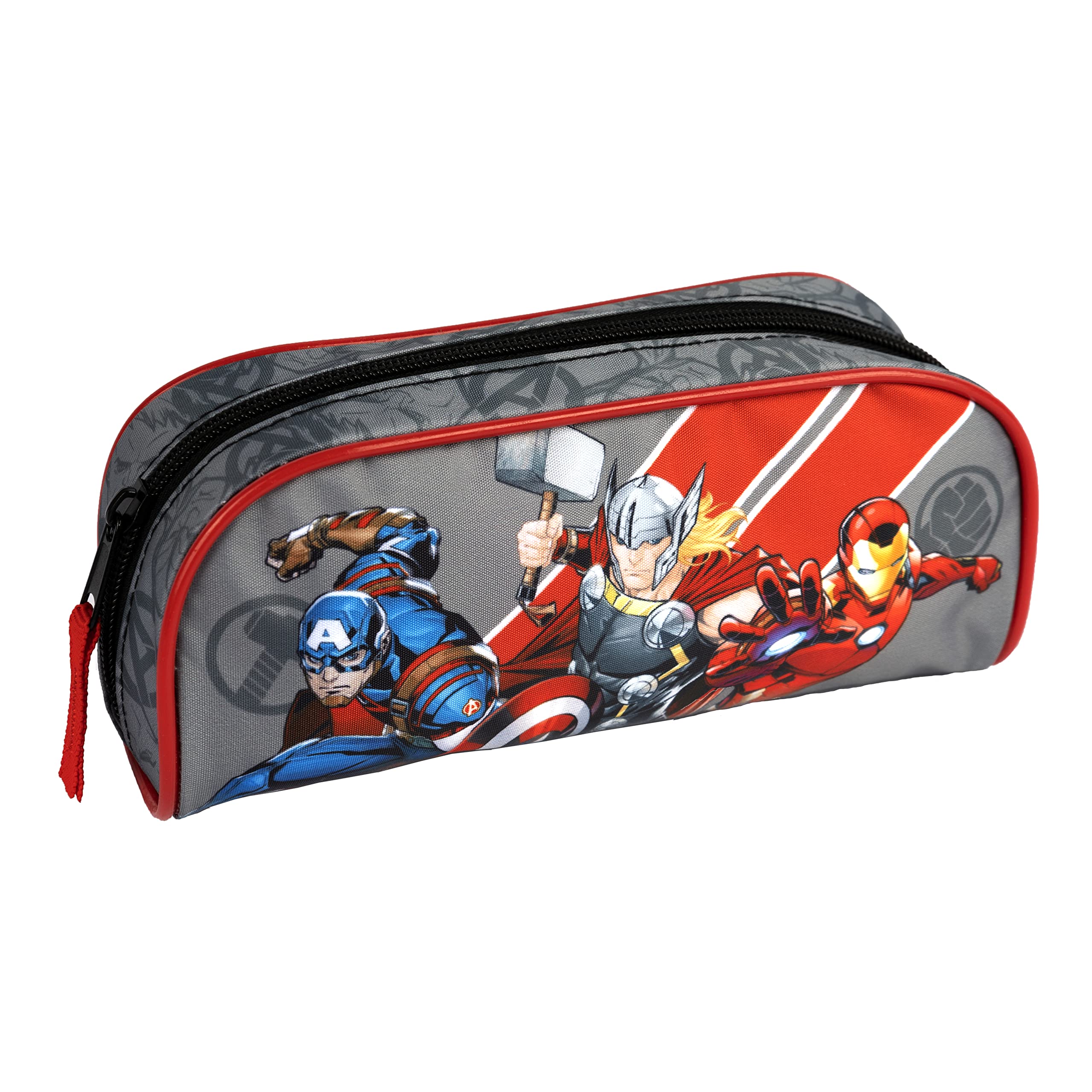 Undercover Marvel Avengers Pencil Case - Pencil Case for School - Stylish Case with Avengers Motif - Pencil Case for Teenagers - Ideal for Back to School - Marvel Fan Item