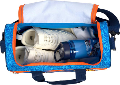 Undercover Hot Wheels Sports Bag for Boys 10 L Small Travel Bag and Children's Bag with Removable and Adjustable Shoulder Strap Cars Design Optionally Personalised with Name, blue, Sports bag