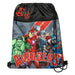 Undercover Avengers gymtas met veiligheidssluiting, met ritsvak, ca. 32 x 41 cm, grijs, grijs