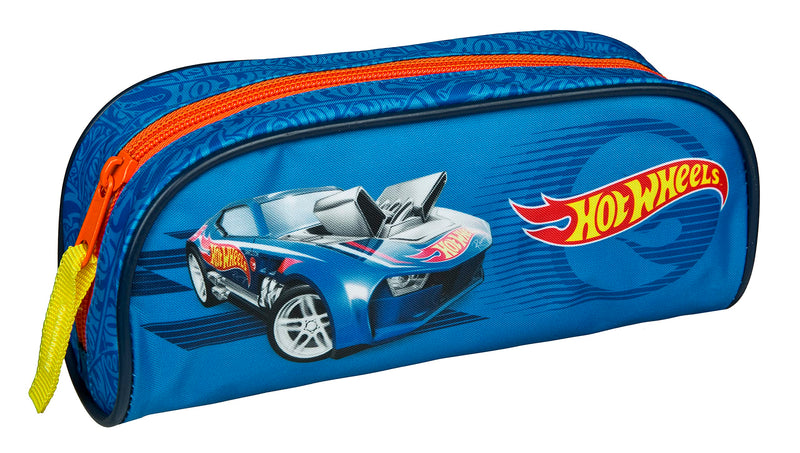Undercover Hot Wheels Pencil Case - Pencil Case for School - Stylish Case with Hot Wheels Motif - Pencil Case for Teenagers - Ideal for Back to School - Mattel Fan Item