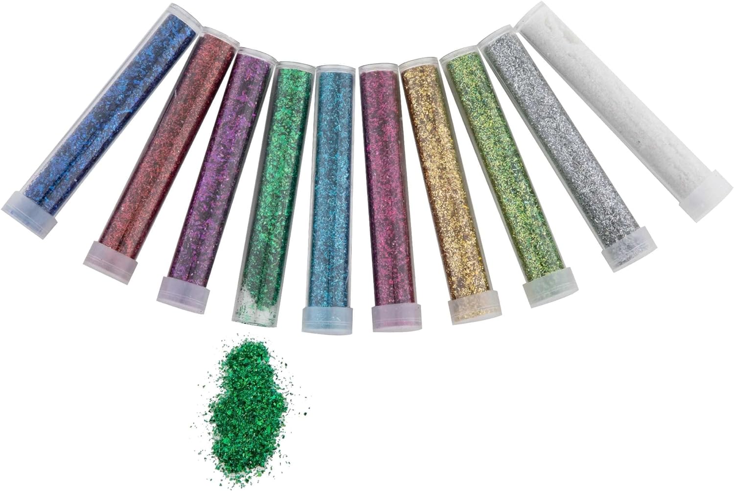 Grafix Glitter Tubes Decoration Set 10 Colours
