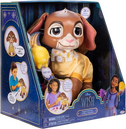 WISH Valentino Interactief & ster, rechtstreeks uit de nieuwe Disney-film voor Kerstmis! Hier is de valentijn Geit in interactieve versie, vergezeld van ster en andere accessoires