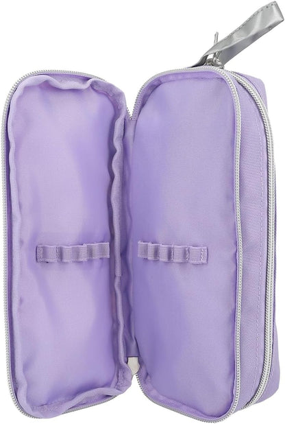 Depesche 12593 TOPModel Snap Shots-Pencil Case with 4 Compartments with Insert Loops and a Mesh Pocket on the Back